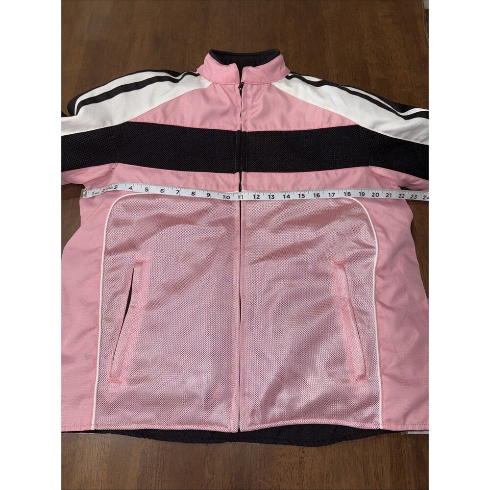 BILT Women's Motorcycle Jacket Pink Black Armored Textile Moto Riding Biker L - Picture 12 of 14